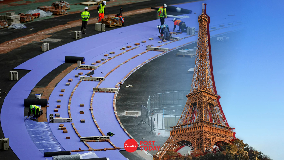 ม่วงทั้งสนาม! ลู่วิ่งใหม่โอลิมปิก 2024 เลือกใช้วัสดุจากเปลือกหอย ม่วงทั้งสนาม! ลู่วิ่งใหม่โอลิมปิก 2024 เลือกใช้วัสดุจากเปลือกหอย