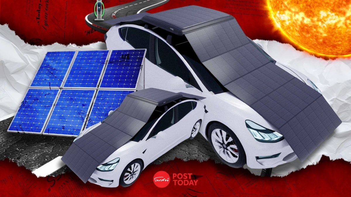 EV solar charger โซล่าเซลล์พกพา สู่การชาร์จรถยนต์ไฟฟ้าได้ทุกที่ EV solar charger โซล่าเซลล์พกพา สู่การชาร์จรถยนต์ไฟฟ้าได้ทุกที่