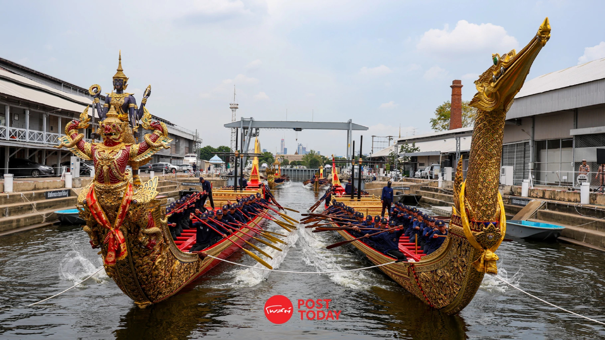 เปิดกำหนดการ ฝึกซ้อมฝีพาย ขบวนพยุหยาตราทางชลมารค เปิดกำหนดการ ฝึกซ้อมฝีพาย ขบวนพยุหยาตราทางชลมารค