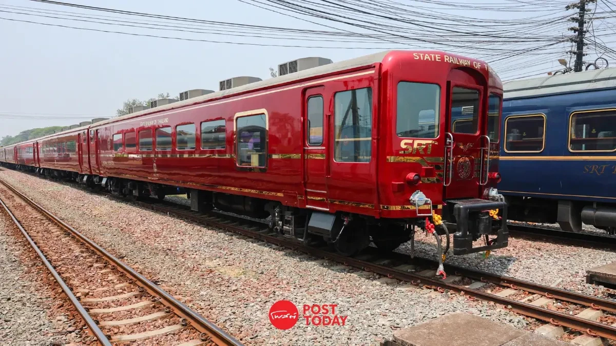 รถไฟขบวนพิเศษ 'Royal Blossom' จำหน่ายตั๋ววันนี้ ปักหมุดเที่ยว 'กาญจนบุรี' รถไฟขบวนพิเศษ 'Royal Blossom' จำหน่ายตั๋ววันนี้ ปักหมุดเที่ยว 'กาญจนบุรี'