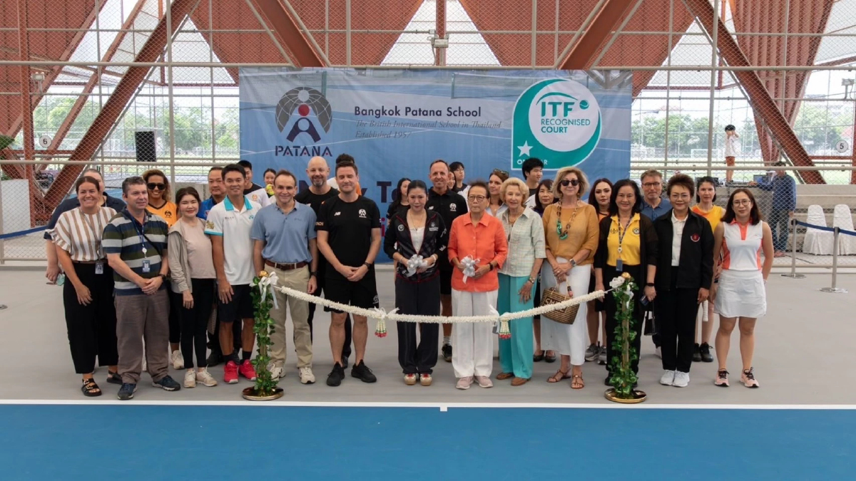 ผู้ว่า ททท. เปิดสนามเทนนิสในร่มแห่งใหม่ของโรงเรียนบางกอกพัฒนา ผู้ว่า ททท. เปิดสนามเทนนิสในร่มแห่งใหม่ของโรงเรียนบางกอกพัฒนา