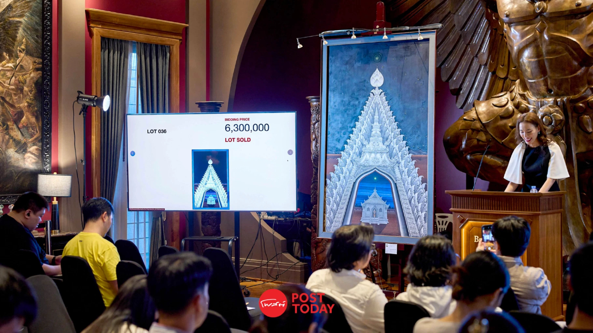 ประมูลงานศิลปะยอดรวมทะลุ 30 ล้าน ผลงาน อ.เฉลิมชัย ยอดประมูลสูงสุด 7.3 ล้านบาท ประมูลงานศิลปะยอดรวมทะลุ 30 ล้าน ผลงาน อ.เฉลิมชัย ยอดประมูลสูงสุด 7.3 ล้านบาท