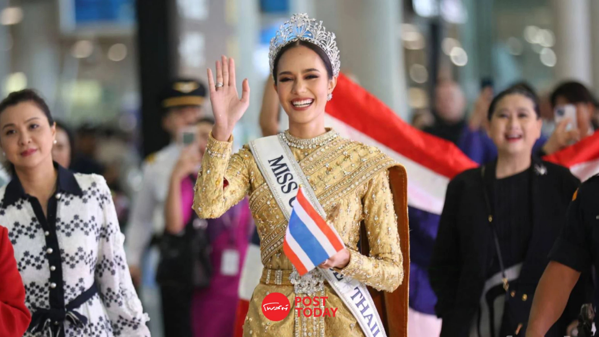 "โอปอล สุชาตา" รองอันดับ 3 มิสยูนิเวิร์ส กลับถึงไทยแล้ว "โอปอล สุชาตา" รองอันดับ 3 มิสยูนิเวิร์ส กลับถึงไทยแล้ว