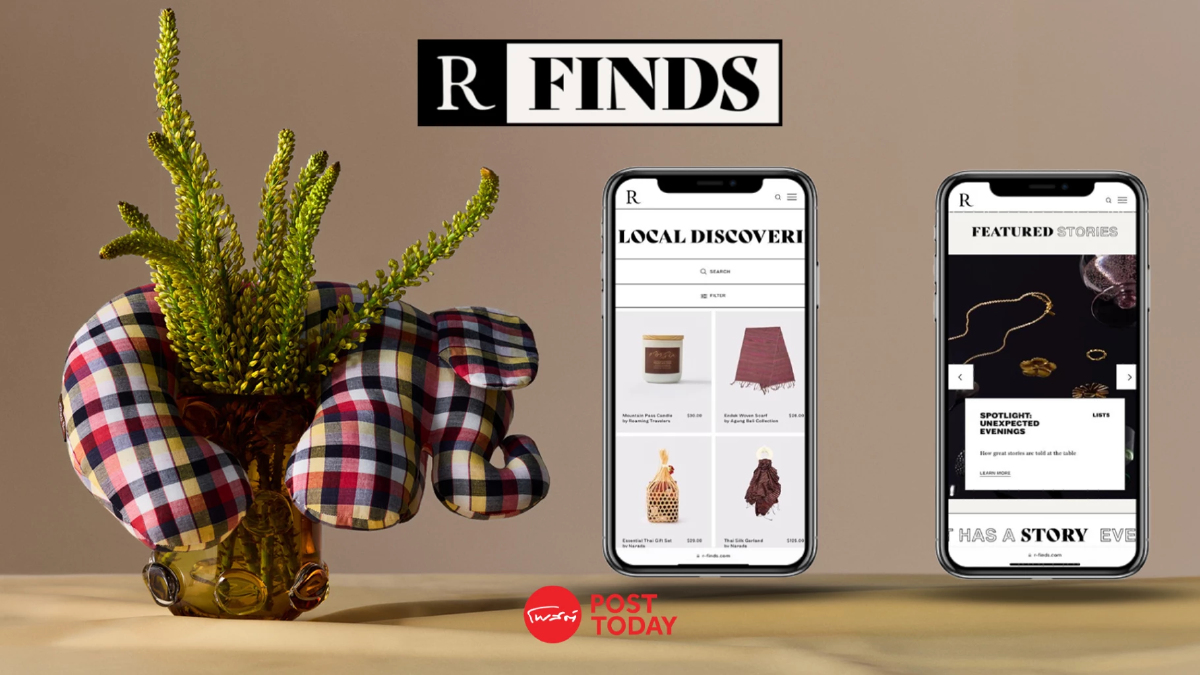 'R FINDS' แพลตฟอร์มดิจิทัลแหล่งรวมสินค้าชุมชนระดับโลก! 'R FINDS' แพลตฟอร์มดิจิทัลแหล่งรวมสินค้าชุมชนระดับโลก!
