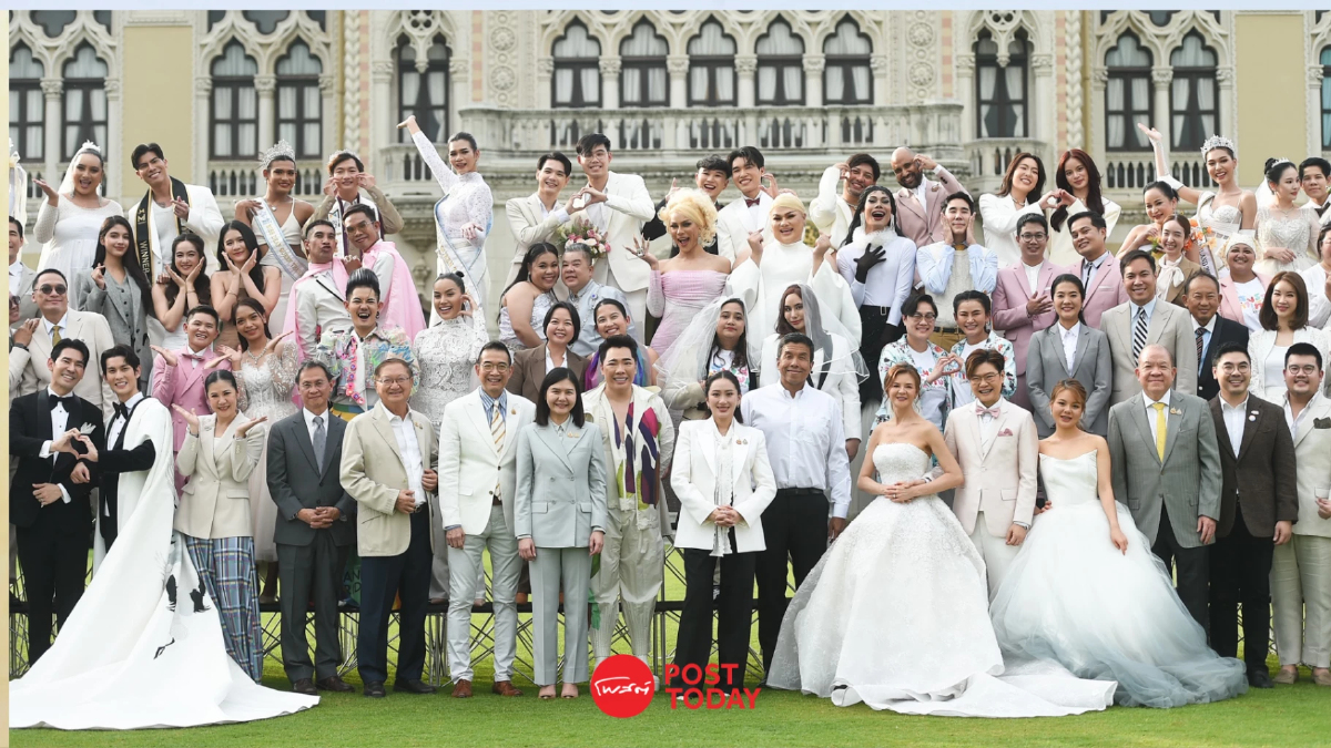 เปิดภาพประวัติศาสตร์ไทยประกาศใช้กฎหมายสมรสเท่าเทียม เปิดภาพประวัติศาสตร์ไทยประกาศใช้กฎหมายสมรสเท่าเทียม