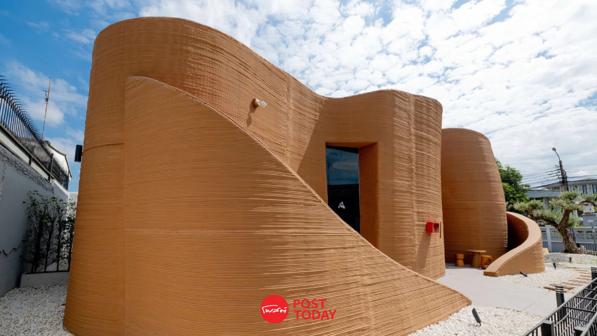 ชม! ร้านอาหารที่สร้างด้วยนวัตกรรม '3D Printing' ใจกลางกทม. ชม! ร้านอาหารที่สร้างด้วยนวัตกรรม '3D Printing' ใจกลางกทม.