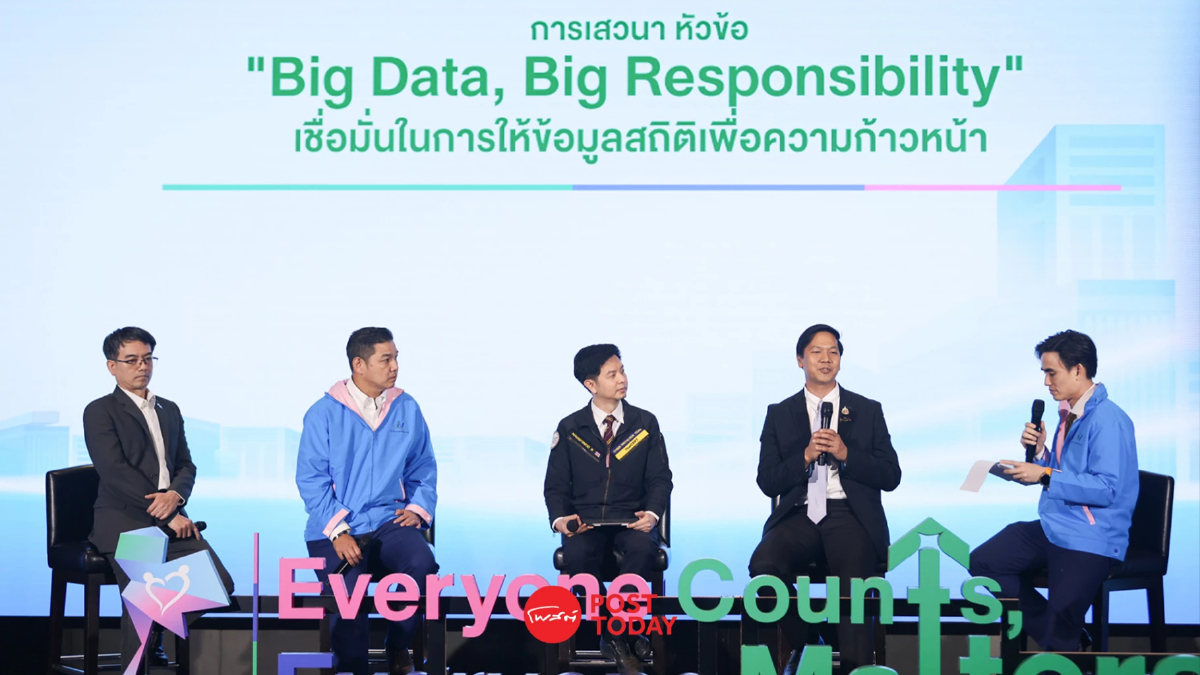 เปิดสำมะโนประชากร 68 ทุกคนสำคัญ ข้อมูลเปลี่ยนอนาคตไทย เปิดสำมะโนประชากร 68 ทุกคนสำคัญ ข้อมูลเปลี่ยนอนาคตไทย