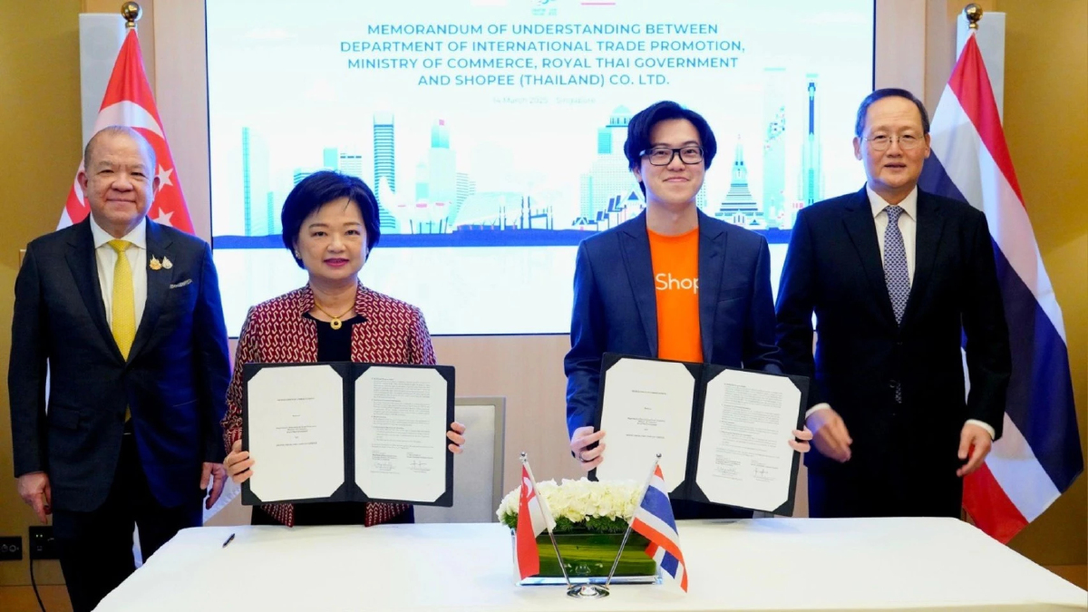 DITP ย้ำร่วมมือ Shopee ต่อ MOU ฉบับ 2 ดันยอดขายสินค้าไทย 20 ล้าน DITP ย้ำร่วมมือ Shopee ต่อ MOU ฉบับ 2 ดันยอดขายสินค้าไทย 20 ล้าน