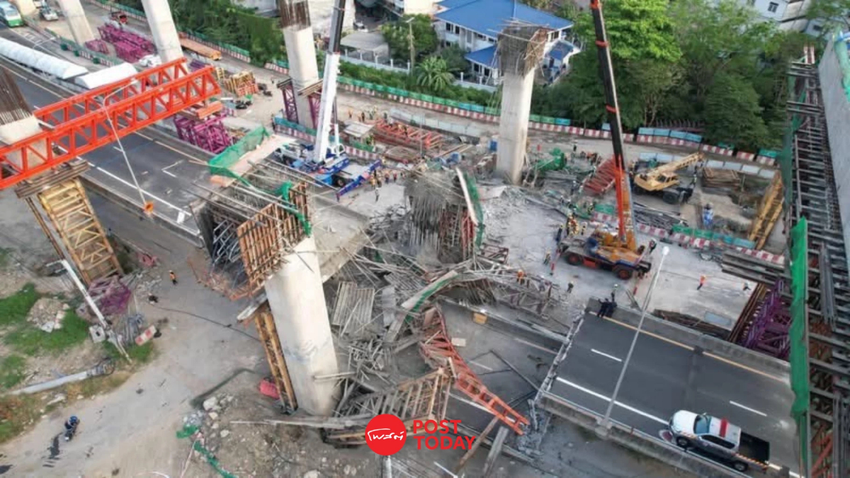 กทพ. เร่งฟื้นฟูพื้นที่ หลังคานสะพานทรุดดาวคะนอง เผยคืบหน้า 40% กทพ. เร่งฟื้นฟูพื้นที่ หลังคานสะพานทรุดดาวคะนอง เผยคืบหน้า 40%