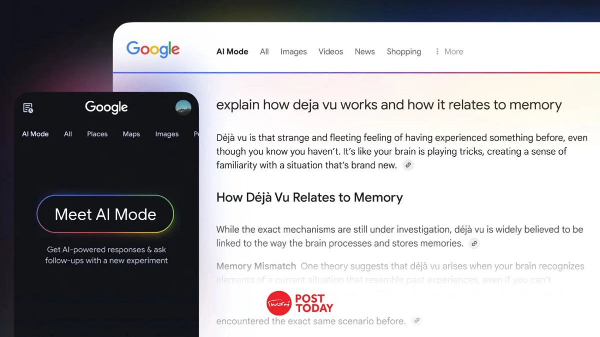 Google เล็งเพิ่ม "AI Mode" เครื่องมือค้นหาอัจฉริยะ ยกระดับการค้นข้อมูล Google เล็งเพิ่ม "AI Mode" เครื่องมือค้นหาอัจฉริยะ ยกระดับการค้นข้อมูล