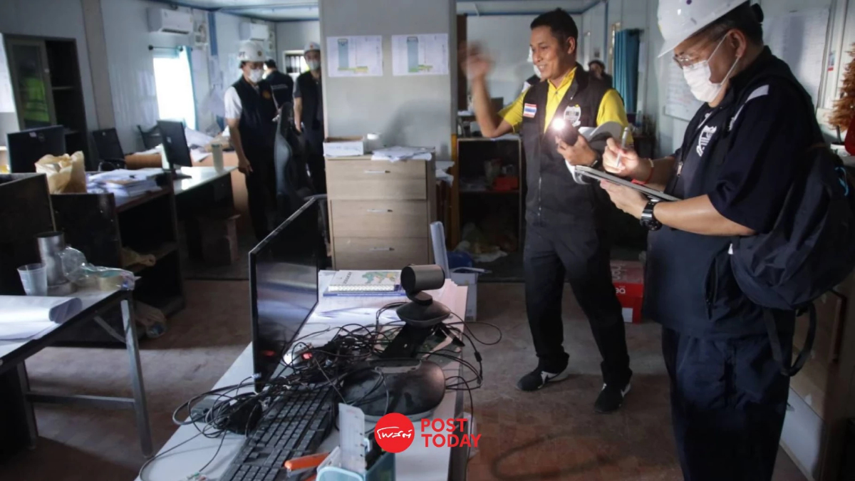 DSI ค้นตู้คอนเทนเนอร์ หาเอกสารตึก สตง. คดีนอมินีและฮั้วประมูล DSI ค้นตู้คอนเทนเนอร์ หาเอกสารตึก สตง. คดีนอมินีและฮั้วประมูล
