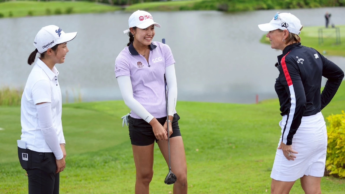 สาวเกาหลีครองจ่าฝูง "นะโม"ไล่จี้ 2 สโตรค Annika Invitational Asia สาวเกาหลีครองจ่าฝูง "นะโม"ไล่จี้ 2 สโตรค Annika Invitational Asia