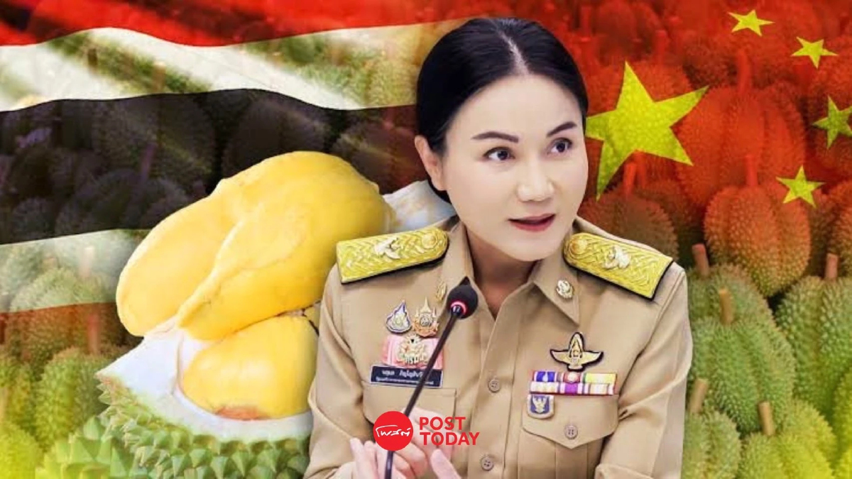 “รมว.นฤมล”เผย จีนไฟเขียว 3 ห้องแล็บไทย หนุนส่งออกทุเรียนเพิ่ม “รมว.นฤมล”เผย จีนไฟเขียว 3 ห้องแล็บไทย หนุนส่งออกทุเรียนเพิ่ม