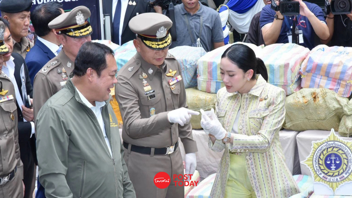 “นายกฯอิ๊งค์” แถลง ผลจับกุมยานรก 7,961 คดี พร้อมของกลางล็อตใหญ่ “นายกฯอิ๊งค์” แถลง ผลจับกุมยานรก 7,961 คดี พร้อมของกลางล็อตใหญ่