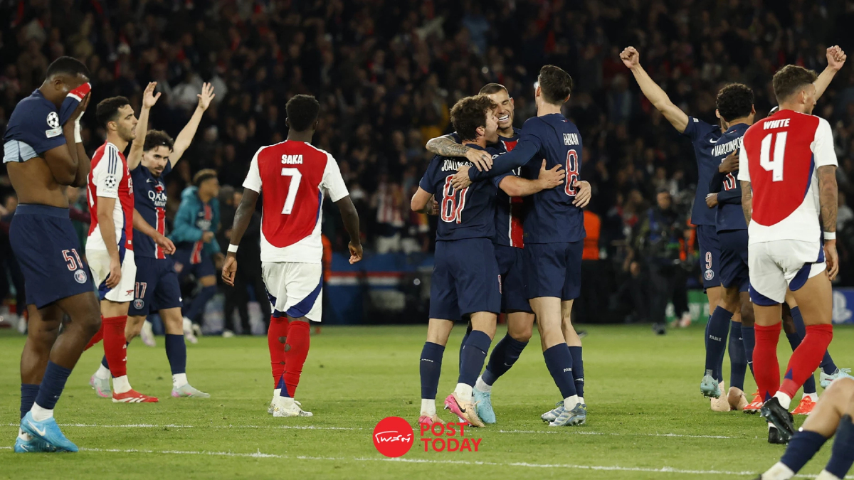ผลบอล UCL เปแอสเช ย้ำแผล ชนะ อาร์เซน่อล 2-1 ปืน แตกพ่ายไร้ถ้วยอีกปี ผลบอล UCL เปแอสเช ย้ำแผล ชนะ อาร์เซน่อล 2-1 ปืน แตกพ่ายไร้ถ้วยอีกปี