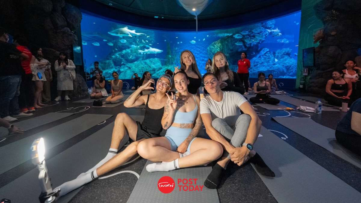 สวรรค์แห่งสุขภาพ ไทยชู Wellness สุดปัง! ฮีลใจกายกับ Aquarium Yoga สวรรค์แห่งสุขภาพ ไทยชู Wellness สุดปัง! ฮีลใจกายกับ Aquarium Yoga