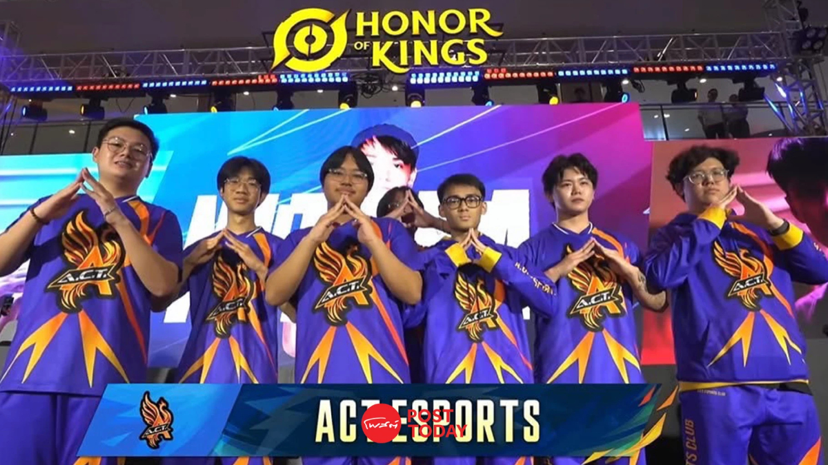 ACT Esports Club คว้าสิทธิ์ลุย Honor of Kings World Cup 2025 ที่ซาอุฯ ACT Esports Club คว้าสิทธิ์ลุย Honor of Kings World Cup 2025 ที่ซาอุฯ