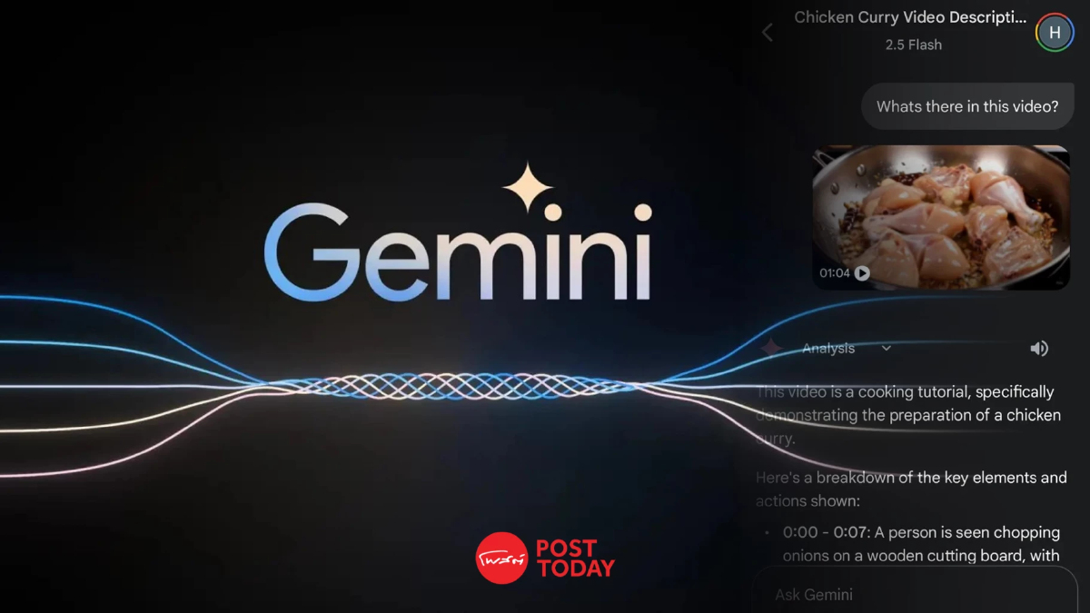 พัฒนาไม่หยุด Gemini เปิดตัวฟีเจอร์วิเคราะห์วีดีโอใช้งานฟรี พัฒนาไม่หยุด Gemini เปิดตัวฟีเจอร์วิเคราะห์วีดีโอใช้งานฟรี