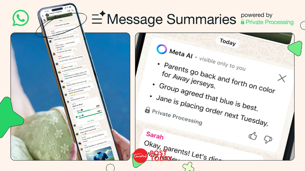 หมดปัญหาอ่านไม่ทัน WhatsApp สรุปเนื้อหาที่ยังไม่อ่านด้วย AI หมดปัญหาอ่านไม่ทัน WhatsApp สรุปเนื้อหาที่ยังไม่อ่านด้วย AI