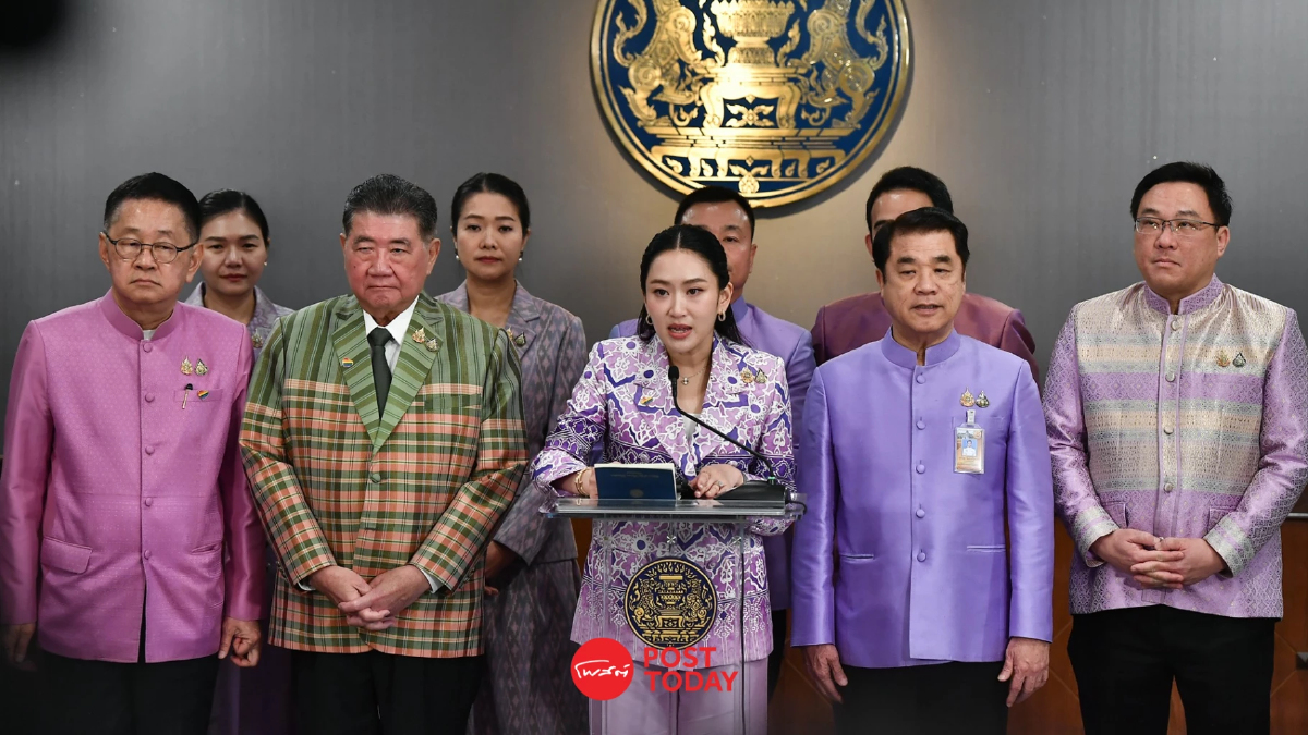 นายกฯแพทองธารขอคนในชาติรวมกันหนึ่งเดียวแก้ปัญหาชายแดนกัมพูชา นายกฯแพทองธารขอคนในชาติรวมกันหนึ่งเดียวแก้ปัญหาชายแดนกัมพูชา