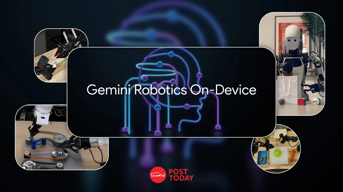 Gemini Robotics ใหม่ ทำงานบนหุ่นยนต์ได้โดยไม่ต้องพึ่งคลาวด์ Gemini Robotics ใหม่ ทำงานบนหุ่นยนต์ได้โดยไม่ต้องพึ่งคลาวด์