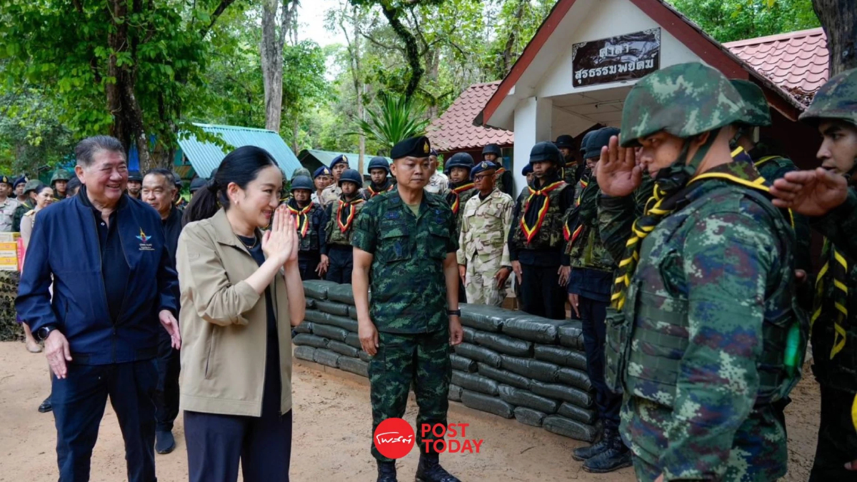 “แพทองธาร”เยือนกองกำลังสุรนารี กินข้าวร่วมกับทหาร สร้างกำลังใจ “แพทองธาร”เยือนกองกำลังสุรนารี กินข้าวร่วมกับทหาร สร้างกำลังใจ