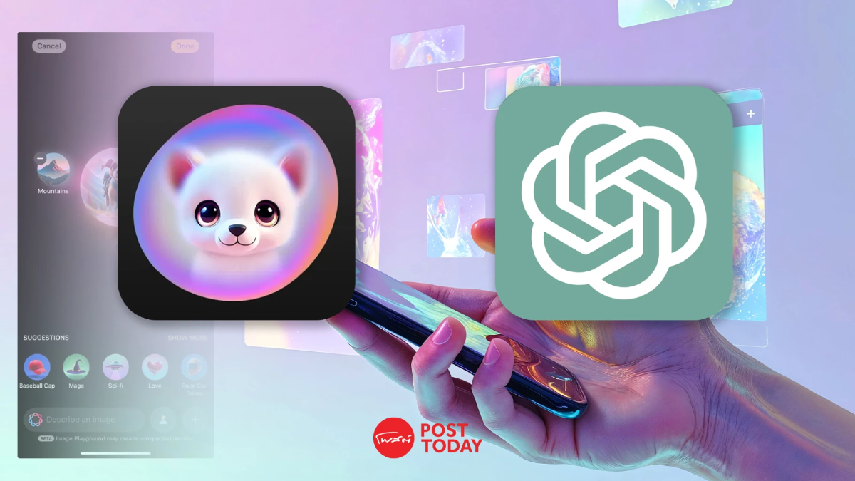 Apple ยกเครื่อง Image Playground เสริมพลังสร้างภาพด้วย ChatGPT Apple ยกเครื่อง Image Playground เสริมพลังสร้างภาพด้วย ChatGPT