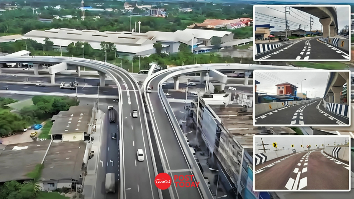 "ทางแยกต่างระดับบ้านแพ้ว" เปิดใช้ชั่วคราว แก้รถติดถนนพระราม 2 "ทางแยกต่างระดับบ้านแพ้ว" เปิดใช้ชั่วคราว แก้รถติดถนนพระราม 2