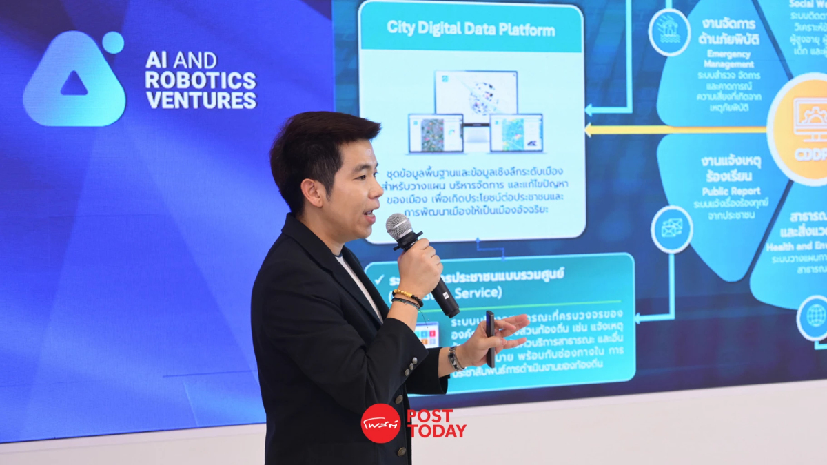 ARV เปิดวิสัยทัศน์ 7 ปี ขับเคลื่อน Smart City ไทย ด้วย AI และหุ่นยนต์ ARV เปิดวิสัยทัศน์ 7 ปี ขับเคลื่อน Smart City ไทย ด้วย AI และหุ่นยนต์