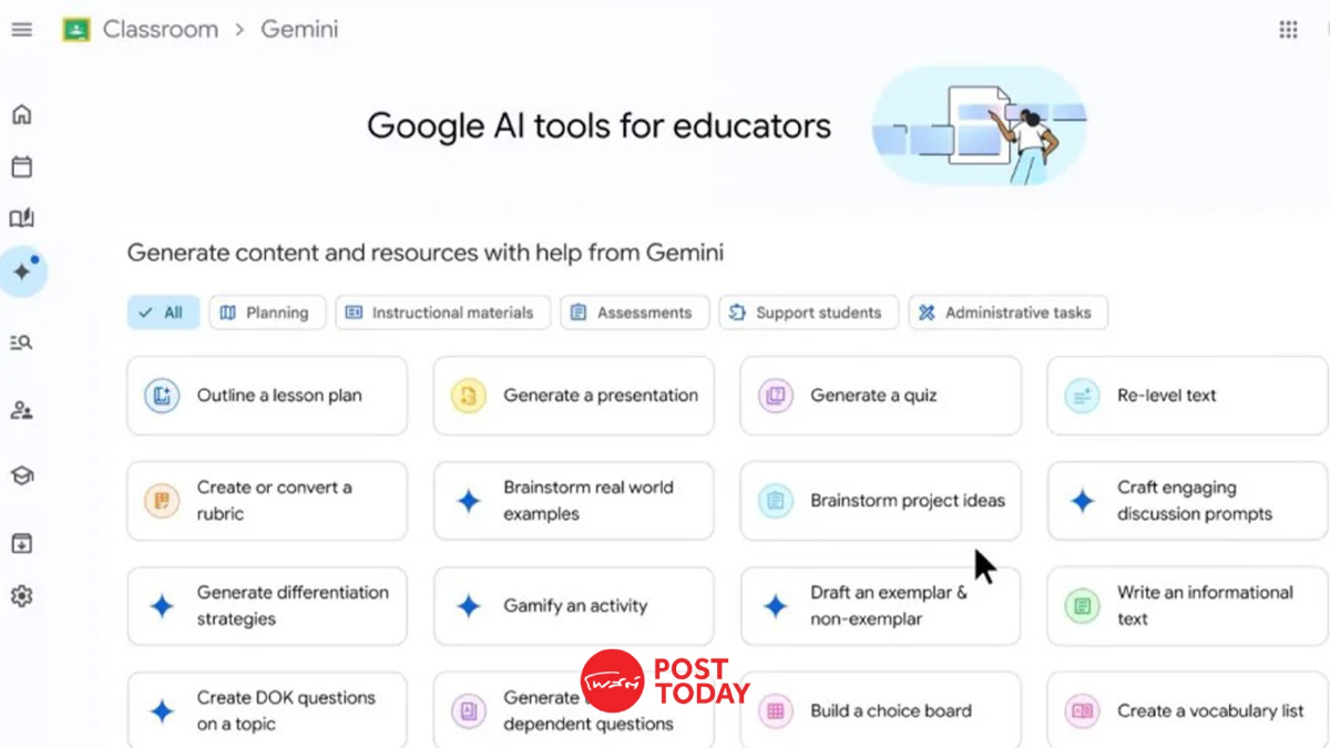 Gemini ใน Google classroom สนับสนุนการเรียนการสอนด้วย AI Gemini ใน Google classroom สนับสนุนการเรียนการสอนด้วย AI