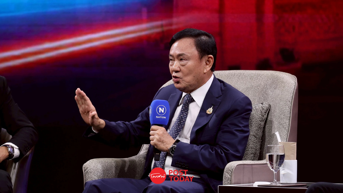 'ทักษิณ' ย้ำ ไม่เคยผลัก 'ภูมิใจไทย' ออก แต่รัฐบาลต้องสู้ด้วยผลงาน 'ทักษิณ' ย้ำ ไม่เคยผลัก 'ภูมิใจไทย' ออก แต่รัฐบาลต้องสู้ด้วยผลงาน