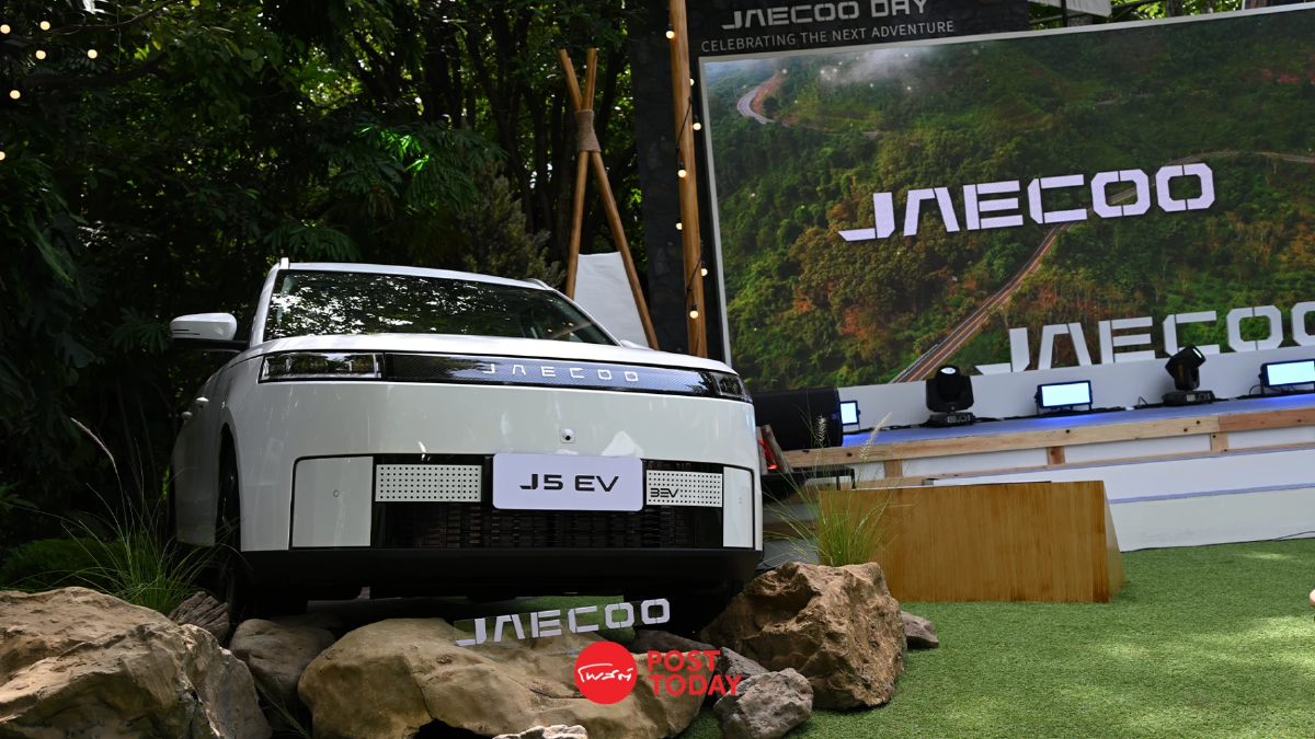 JAECOO 5 EV เคาะราคาท็อป 6.99 แสน เปิดตัว มาริโอ้ พรีเซนเตอร์ JAECOO 5 EV เคาะราคาท็อป 6.99 แสน เปิดตัว มาริโอ้ พรีเซนเตอร์