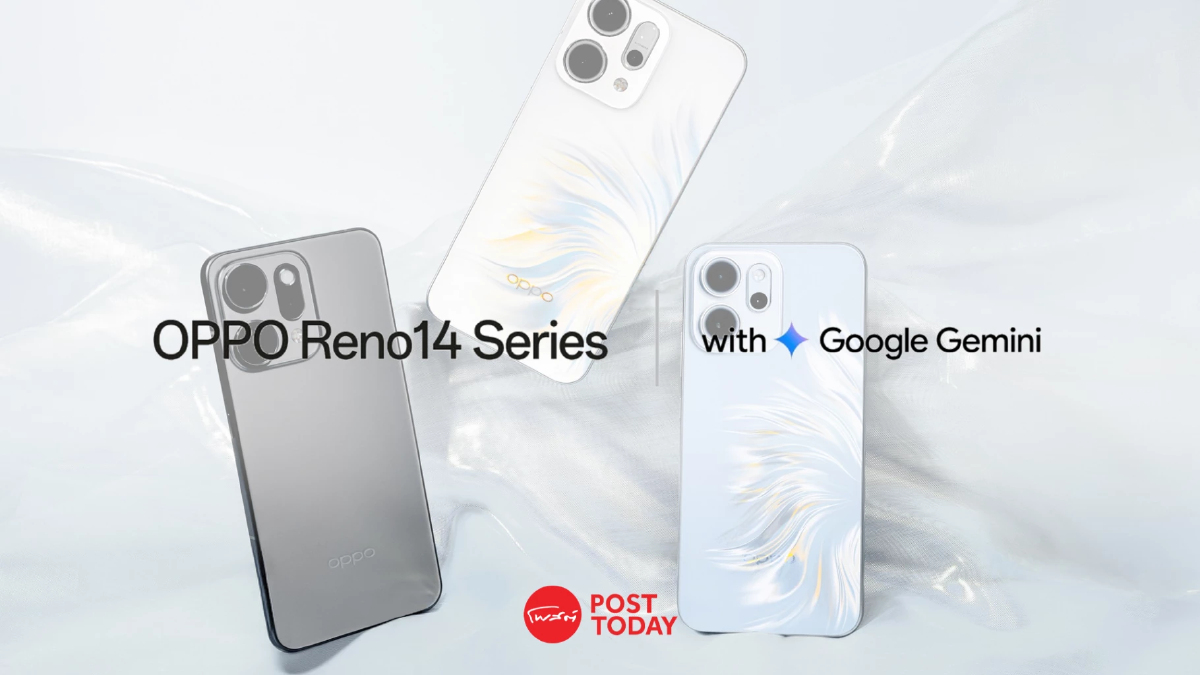 OPPO Reno14 5G ผนึก Gemini ใช้ AI ข้ามแอปฯ แค่พิมพ์หรือพูด OPPO Reno14 5G ผนึก Gemini ใช้ AI ข้ามแอปฯ แค่พิมพ์หรือพูด