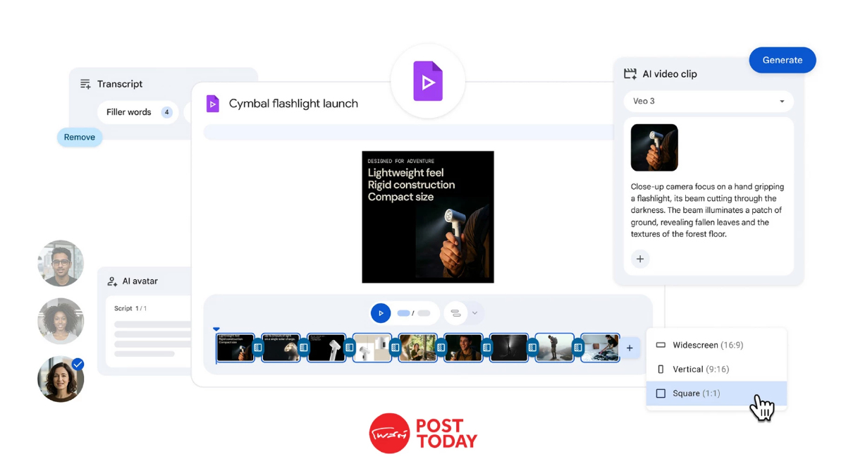 Google Vids ฟีเจอร์ AI สร้างวีดีโอของ Google เปิดให้ใช้ฟรีแล้ว Google Vids ฟีเจอร์ AI สร้างวีดีโอของ Google เปิดให้ใช้ฟรีแล้ว