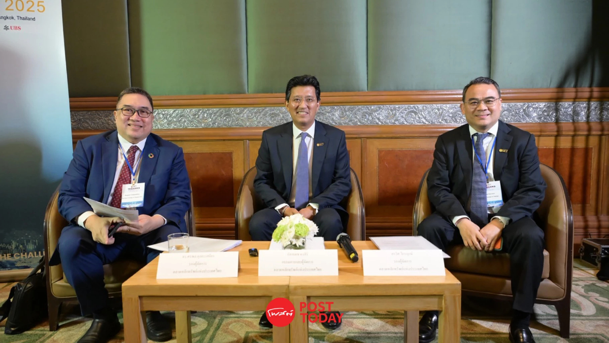 ตลท.ชูไทยสดใส! มั่นใจ Thailand Focus 2025 ดึงฟันด์โฟลว์ไหลเข้า ตลท.ชูไทยสดใส! มั่นใจ Thailand Focus 2025 ดึงฟันด์โฟลว์ไหลเข้า