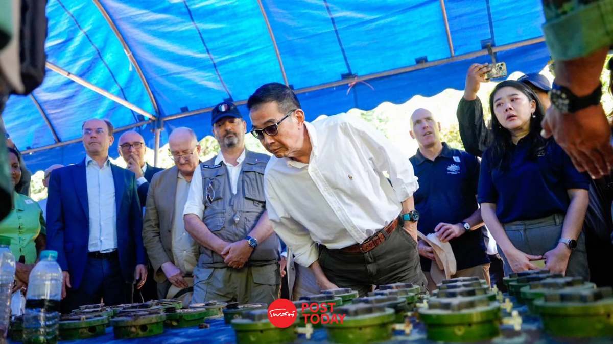 ทบ. เผยหลักฐาน 8 ประเด็น มัด 'กัมพูชา' ใช้ทุ่นระเบิดโจมตีชายแดนไทย ทบ. เผยหลักฐาน 8 ประเด็น มัด 'กัมพูชา' ใช้ทุ่นระเบิดโจมตีชายแดนไทย