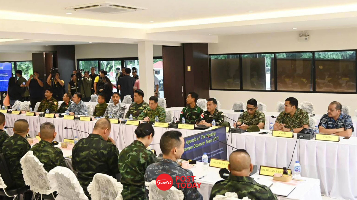 "กองทัพไทย" นำคณะ IOT 8 ประเทศ ลงพื้นที่ชายแดนไทย–กัมพูชา "กองทัพไทย" นำคณะ IOT 8 ประเทศ ลงพื้นที่ชายแดนไทย–กัมพูชา