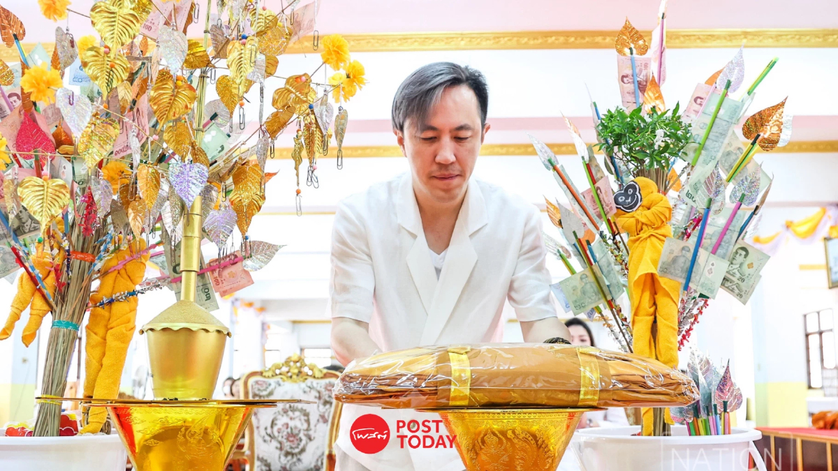'ฉาย บุนนาค' นำทีมเนชั่น ทอดผ้าป่า สร้างสถานที่ศึกษาพระธรรมวินัย 'ฉาย บุนนาค' นำทีมเนชั่น ทอดผ้าป่า สร้างสถานที่ศึกษาพระธรรมวินัย