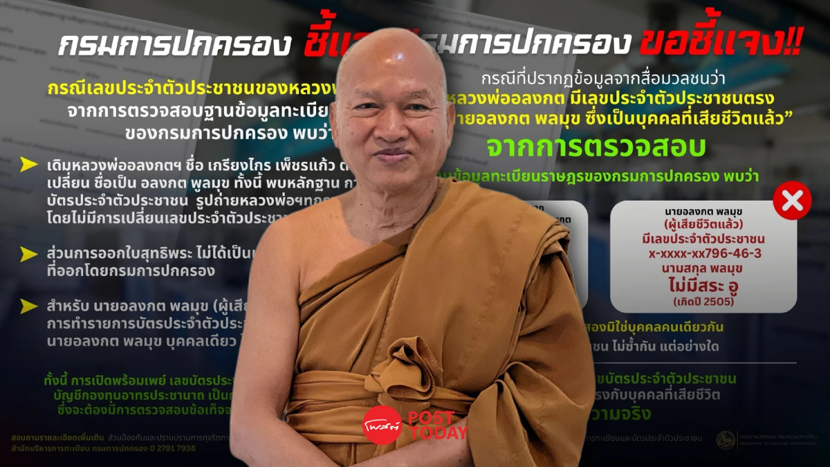กรมการปกครองแจง 2 รอบ ยัน“อลงกต”คนละคน โยนแบงก์สอบปมพร้อมเพย์ กรมการปกครองแจง 2 รอบ ยัน“อลงกต”คนละคน โยนแบงก์สอบปมพร้อมเพย์