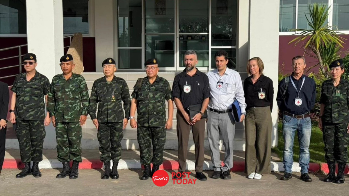 กองทัพบกนำ ICRC เยี่ยมเชลยกัมพูชา ยันไทยยึดหลักมนุษยธรรม กองทัพบกนำ ICRC เยี่ยมเชลยกัมพูชา ยันไทยยึดหลักมนุษยธรรม