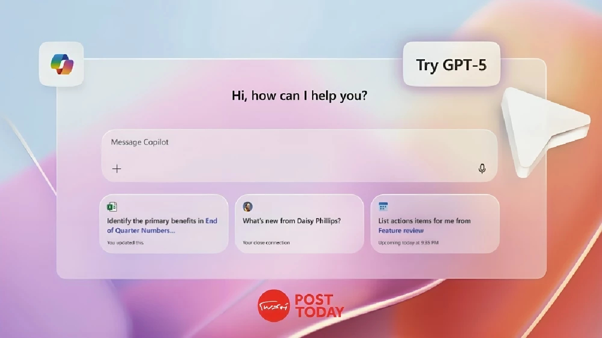 Microsoft เปิดตัว GPT-5 ใน Copilot และ Azure ใช้งานได้แล้ววันนี้ Microsoft เปิดตัว GPT-5 ใน Copilot และ Azure ใช้งานได้แล้ววันนี้