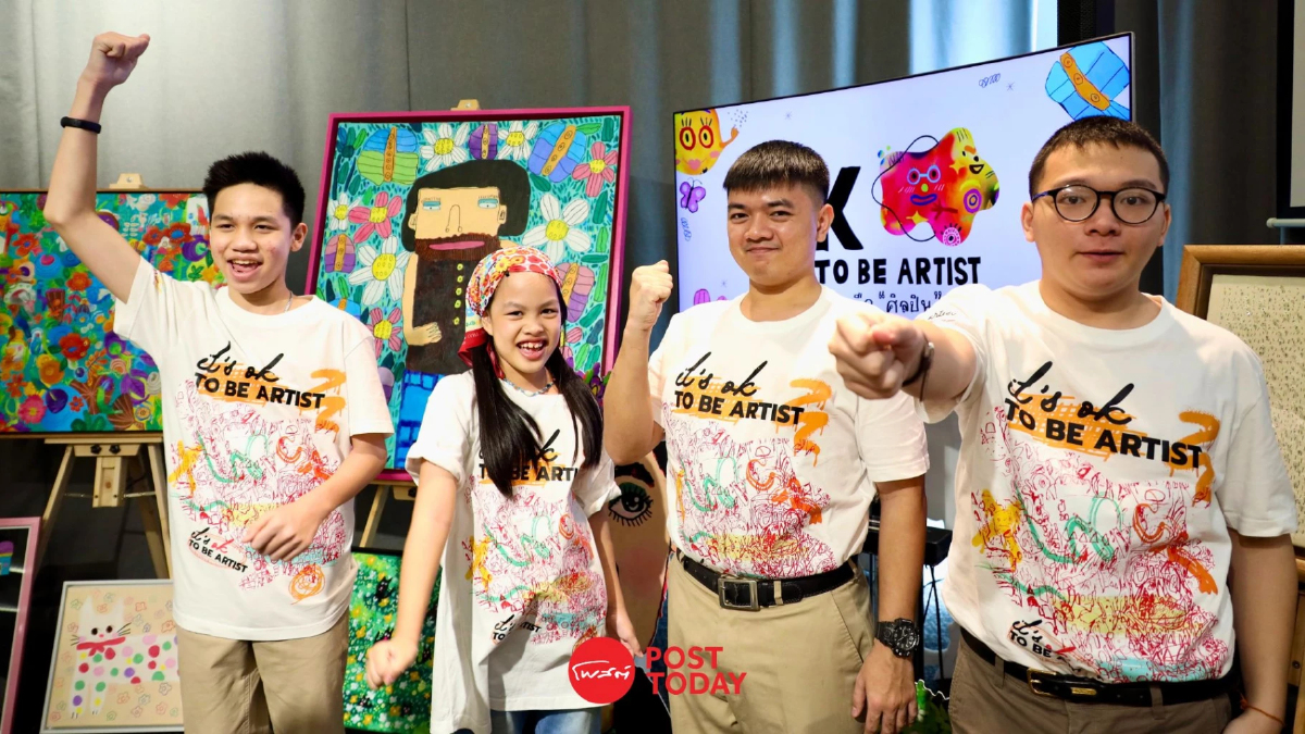 It’s Ok to be Artist พลังสร้างสรรค์จากศิลปินออทิสติกกว่า 30 ชีวิต It’s Ok to be Artist พลังสร้างสรรค์จากศิลปินออทิสติกกว่า 30 ชีวิต