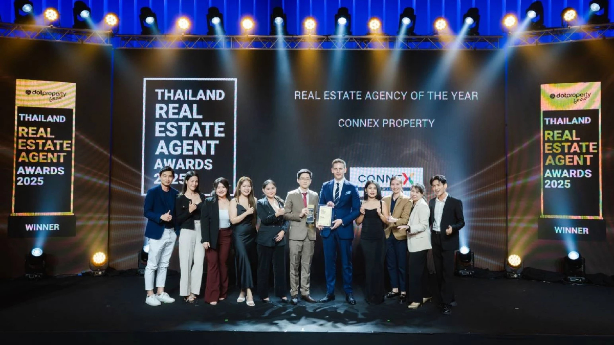 Connex Property คว้า Agency of the Year ยกระดับมาตรฐานนายหน้าอสังหาฯ ไทย Connex Property คว้า Agency of the Year ยกระดับมาตรฐานนายหน้าอสังหาฯ ไทย