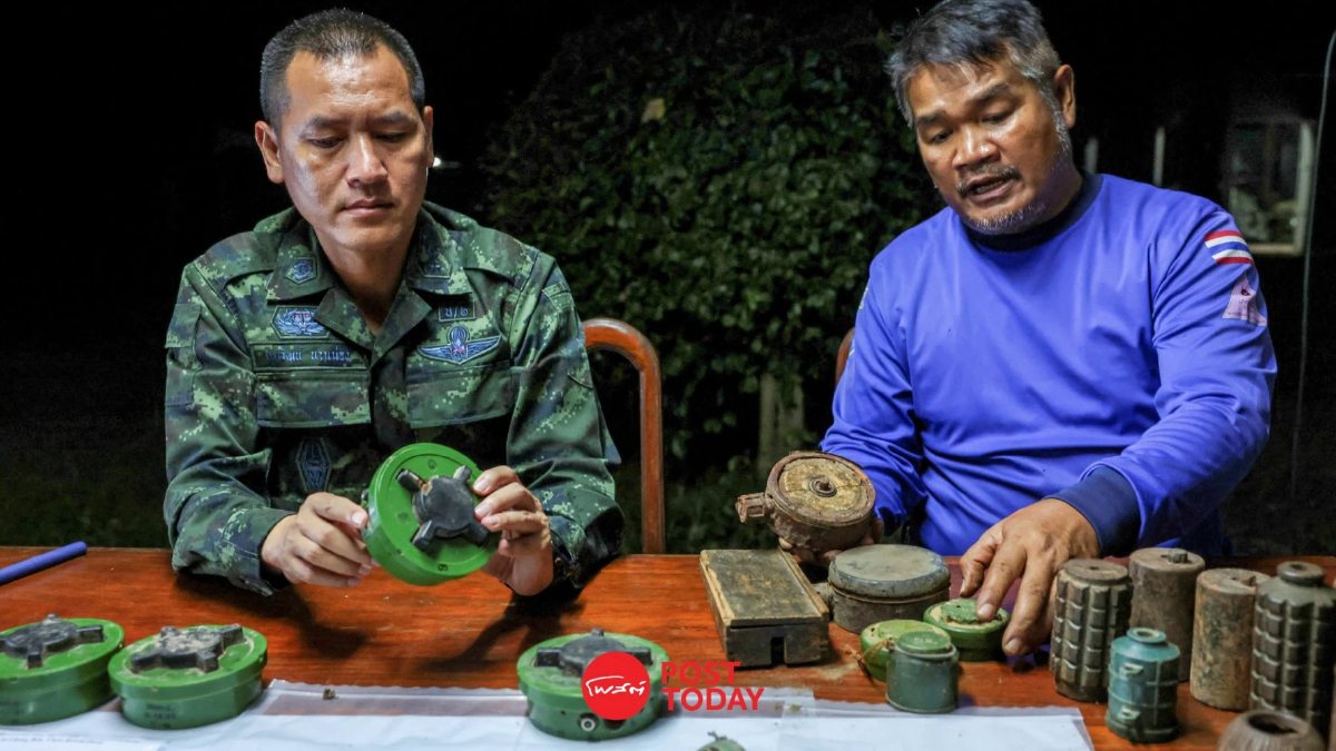 ผู้เชี่ยวชาญชี้ชัด "ทุ่นระเบิด" ชายแดนไทย-กัมพูชาเป็นของใหม่ ผู้เชี่ยวชาญชี้ชัด "ทุ่นระเบิด" ชายแดนไทย-กัมพูชาเป็นของใหม่