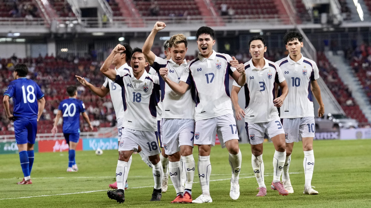 ผลบอล ทีมชาติไทย ชนะ ไชนีส ไทเป 2-0 เอเชียน คัพ 2027 รอบคัดเลือก ผลบอล ทีมชาติไทย ชนะ ไชนีส ไทเป 2-0 เอเชียน คัพ 2027 รอบคัดเลือก