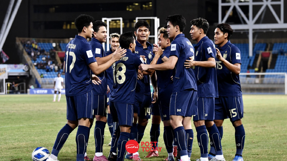 ผลบอล ทีมชาติไทย บุกอัด ไชนีส ไทเป 6-1 เอเชียน คัพ 2027 รอบคัดเลือก