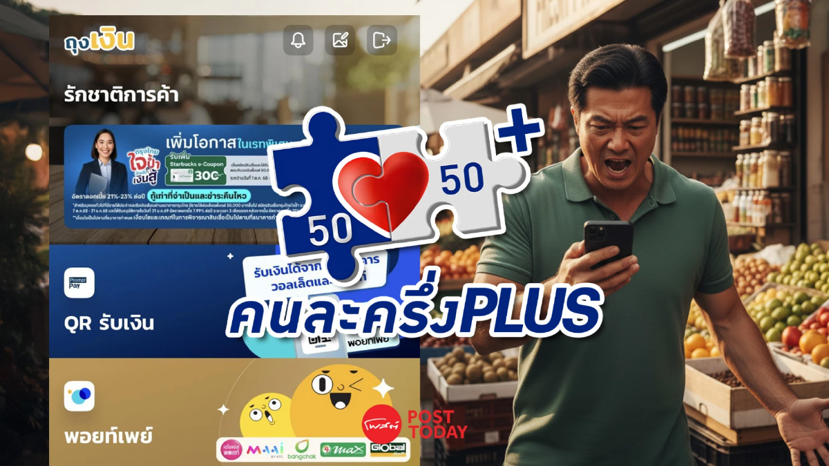 ร้านค้าเก่าโวย! “คนละครึ่งพลัส” ไม่มีแบนเนอร์ให้กดยืนยันสิทธิ์ ร้านค้าเก่าโวย! “คนละครึ่งพลัส” ไม่มีแบนเนอร์ให้กดยืนยันสิทธิ์