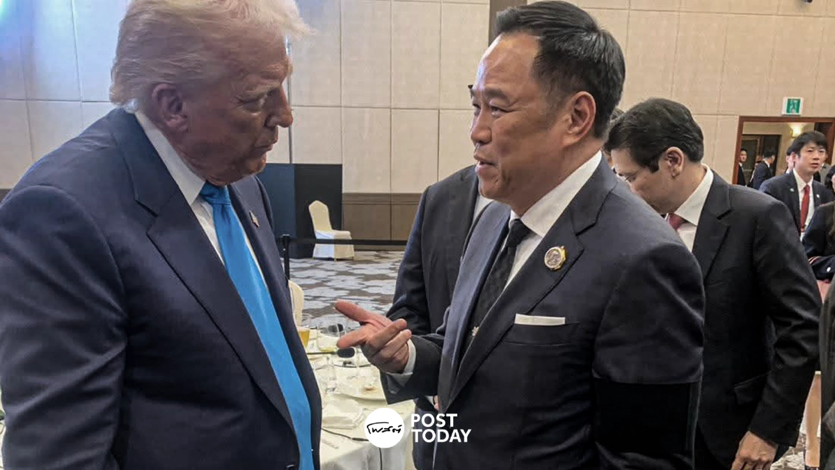 “อนุทิน” คุยส่วนตัว “ทรัมป์” ขอลดภาษีนำเข้าสหรัฐต่ำกว่า 19% “อนุทิน” คุยส่วนตัว “ทรัมป์” ขอลดภาษีนำเข้าสหรัฐต่ำกว่า 19%