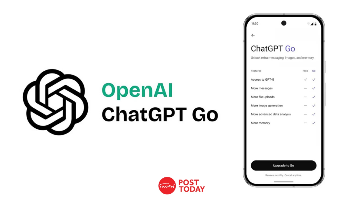 ไม่น้อยหน้า OpenAI เปิดตัว ChatGPT Go สนนราคาที่ 259 บาท/เดือน ไม่น้อยหน้า OpenAI เปิดตัว ChatGPT Go สนนราคาที่ 259 บาท/เดือน