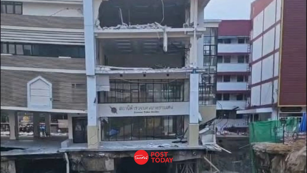 งบสร้าง 40 ล้าน - งบรื้อ 40 ล้าน วิกฤต สน.สามเสน จากหลุมยุบ งบสร้าง 40 ล้าน - งบรื้อ 40 ล้าน วิกฤต สน.สามเสน จากหลุมยุบ